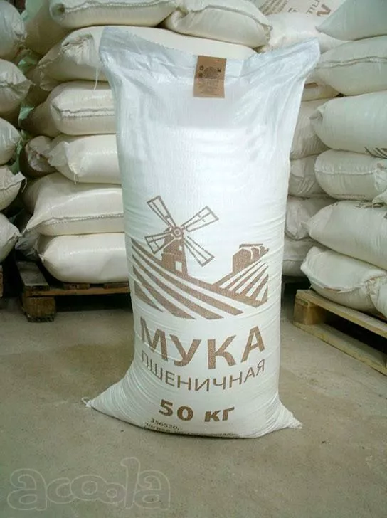 фотография продукта Мука пшеничная от 1000 тонн предоплата